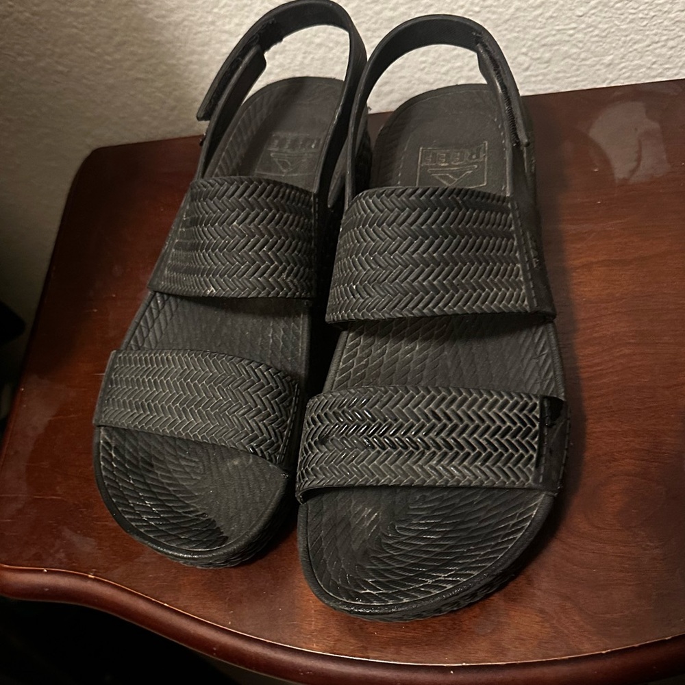 Shoes Rubber Platform Velcro Strap